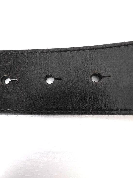 Women\'s Lauren Ralph Lauren Wide Black Leather D-Ring Belt Medium main image 14